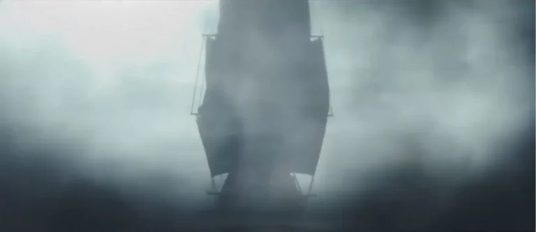 Ship in fog